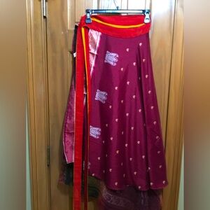 Stunning silk wrap skirt